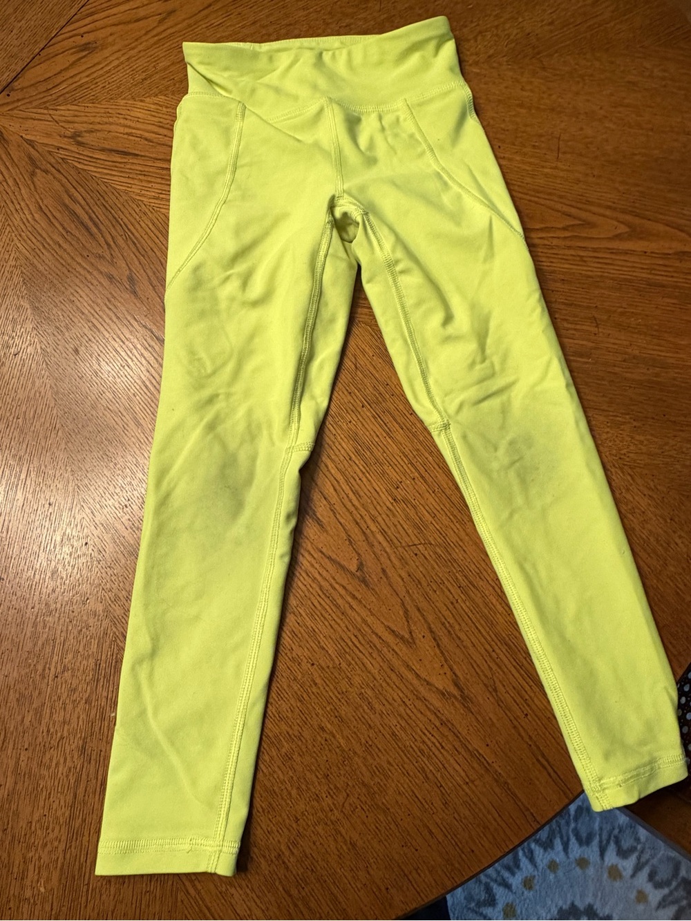 Old Navy Neon Yellow Kids Leggings